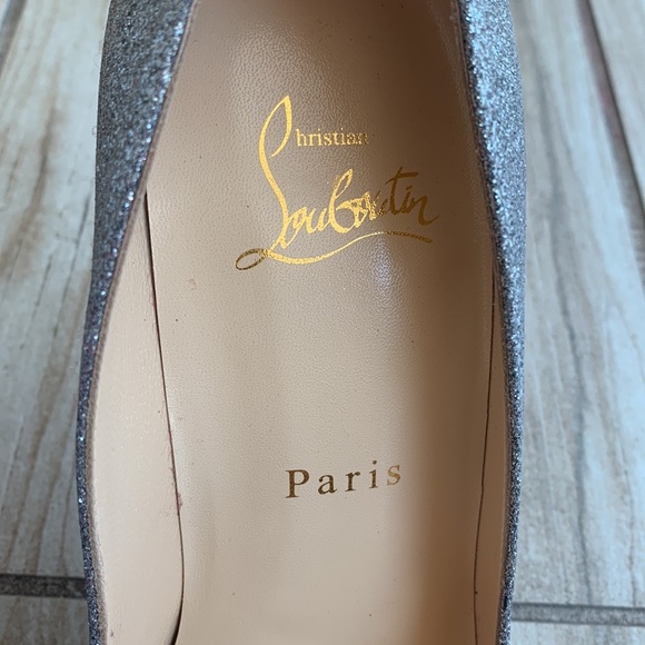 Christian Louboutin Sparkly Purple Silver Ombré pumps - Picture 8 of 8